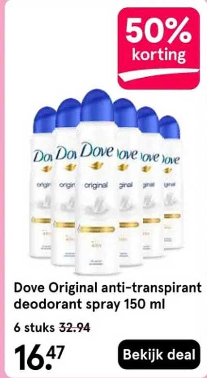 Dove Original anti-transpirant deodorant spray 150 ml