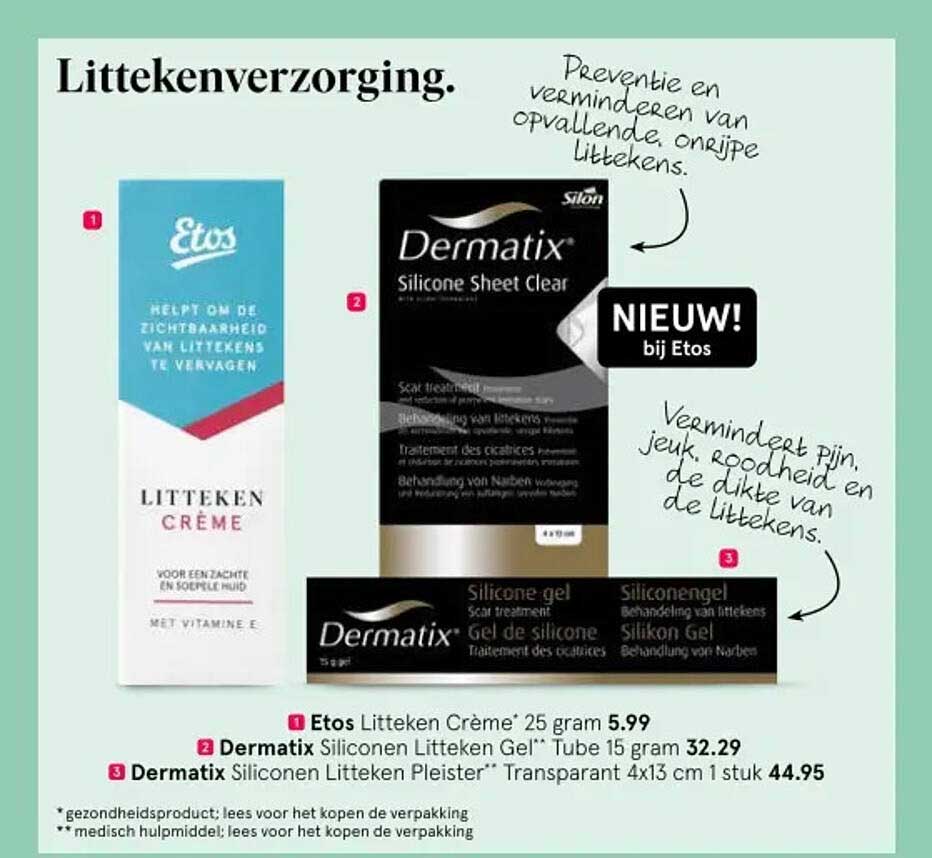 Etos Littekens Crème 25 gram 5.99