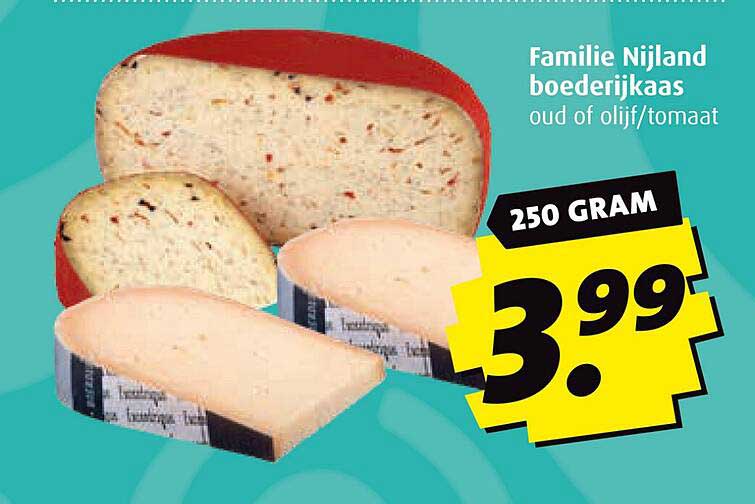 Familie Nijland boerderijkaas oud of olijf/tomaat
