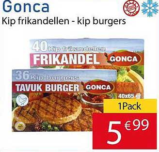 Gonca Kip frikadellen - kip burgers