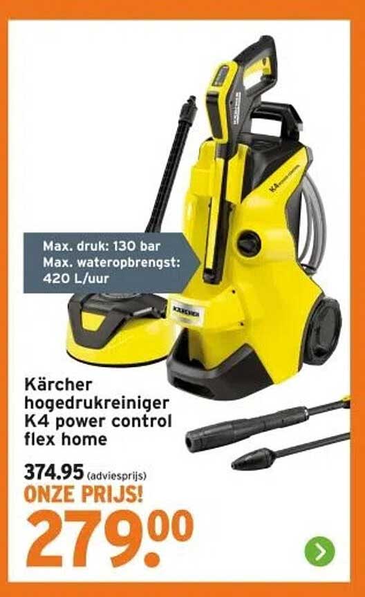 Kärcher hogedrukreiniger K4 power control flex home