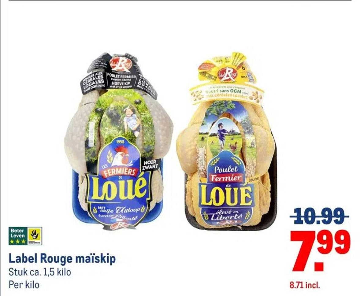 Label Rouge maïskip