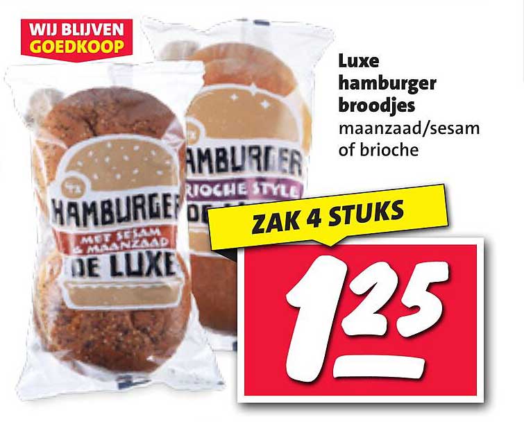 Luxe hamburger broodjes