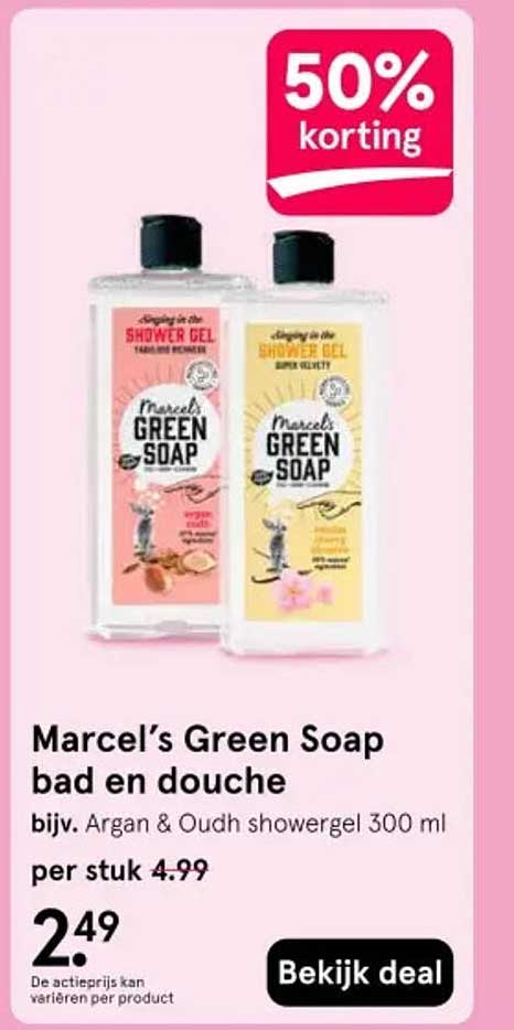 Marcel's Green Soap bad en douche