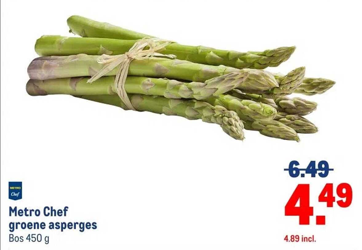 Metro Chef groene asperges Bos 450 g