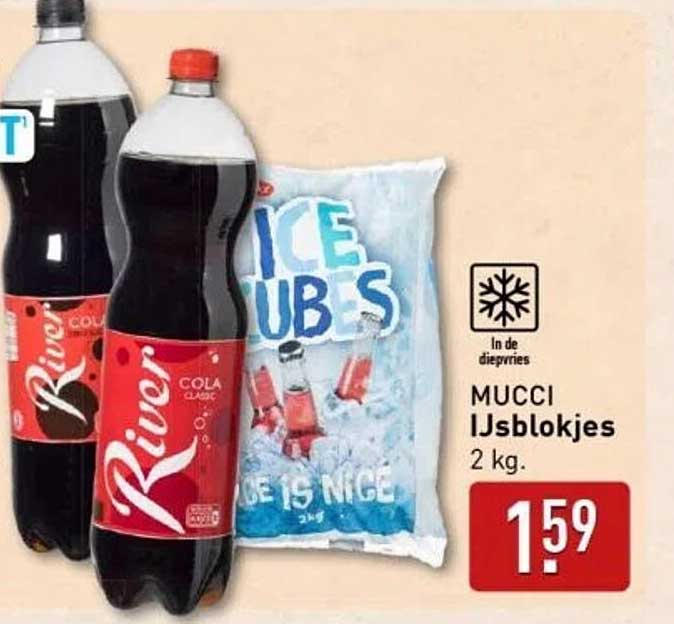 MUCCI IJsblokjes 2 kg.