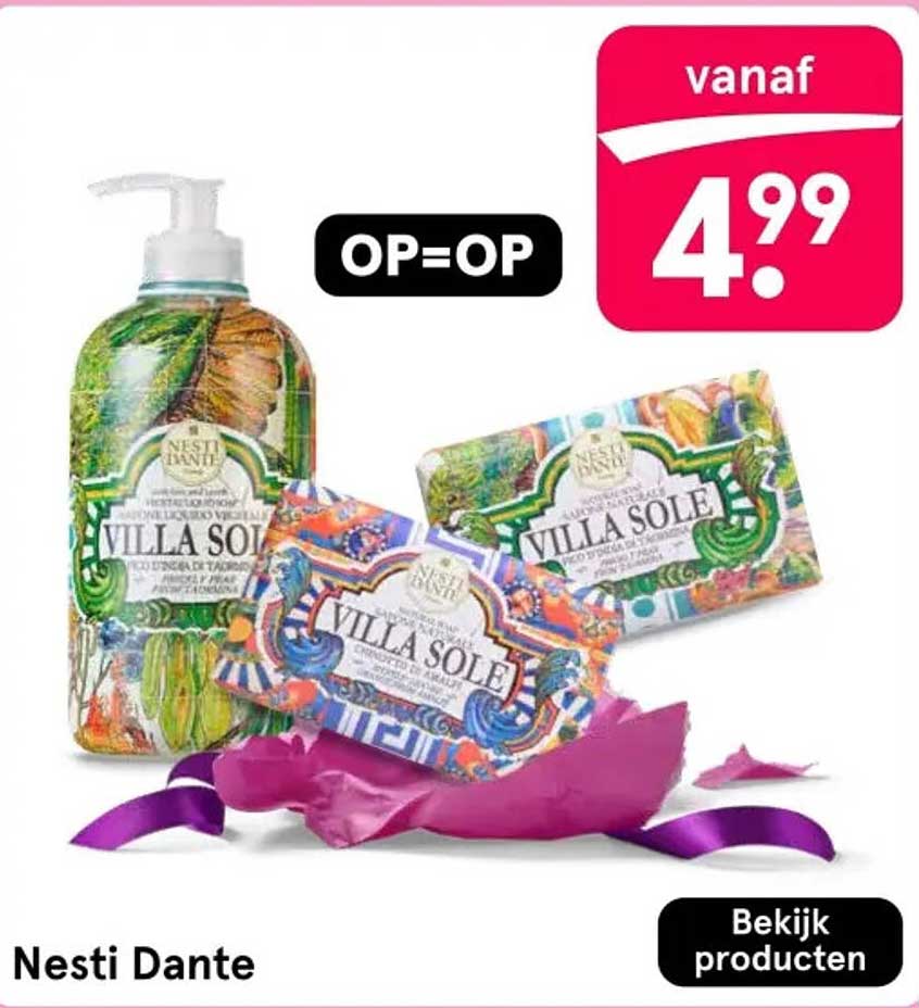 Nesti Dante Villa Sole 500ml en zeep
