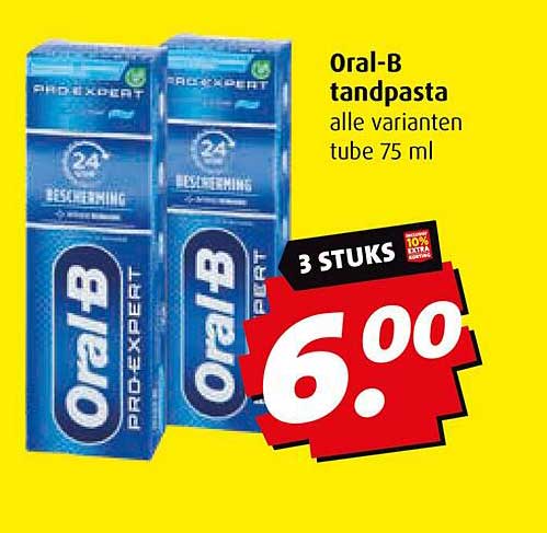 Oral-B tandpasta alle varianten tube 75 ml