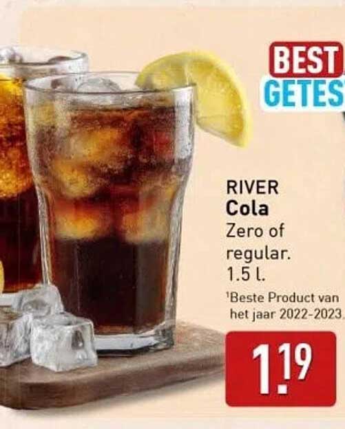 RIVER Cola Zero of regular. 1.5 L.