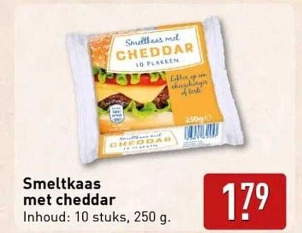 Smeltkaas met cheddar