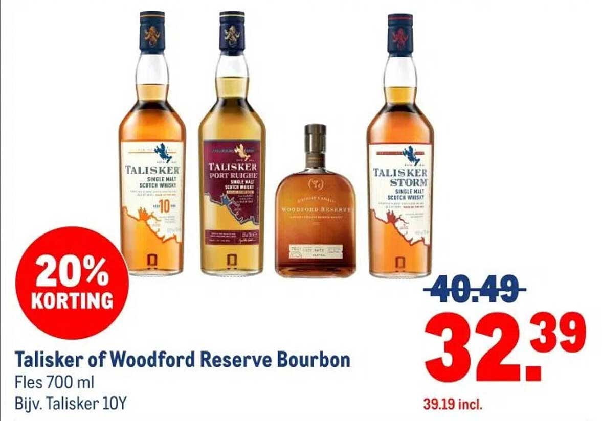 Talisker of Woodford Reserve Bourbon