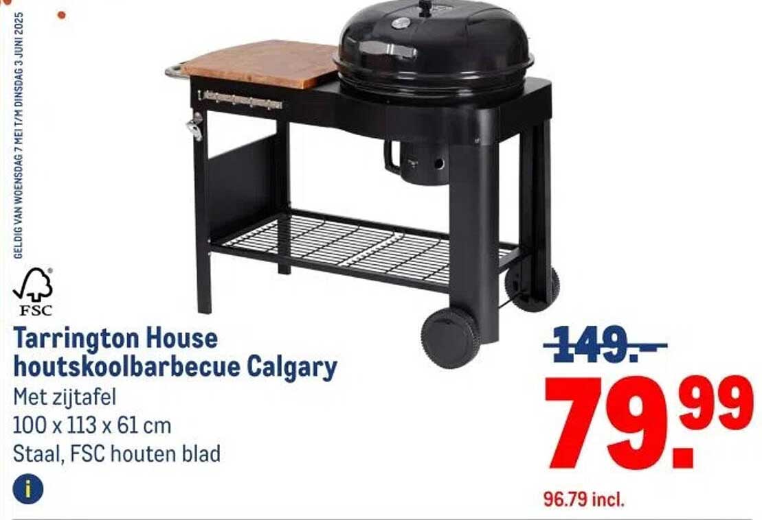 Tarrington House houtskoolebarbecue Calgary