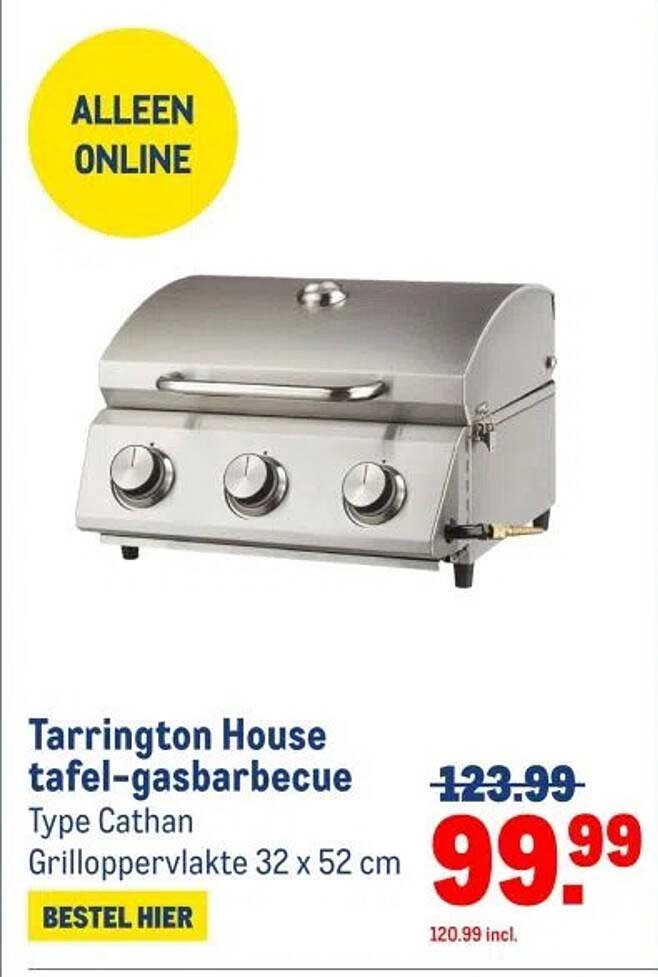 Tarrington House tafel-gasbarbecue