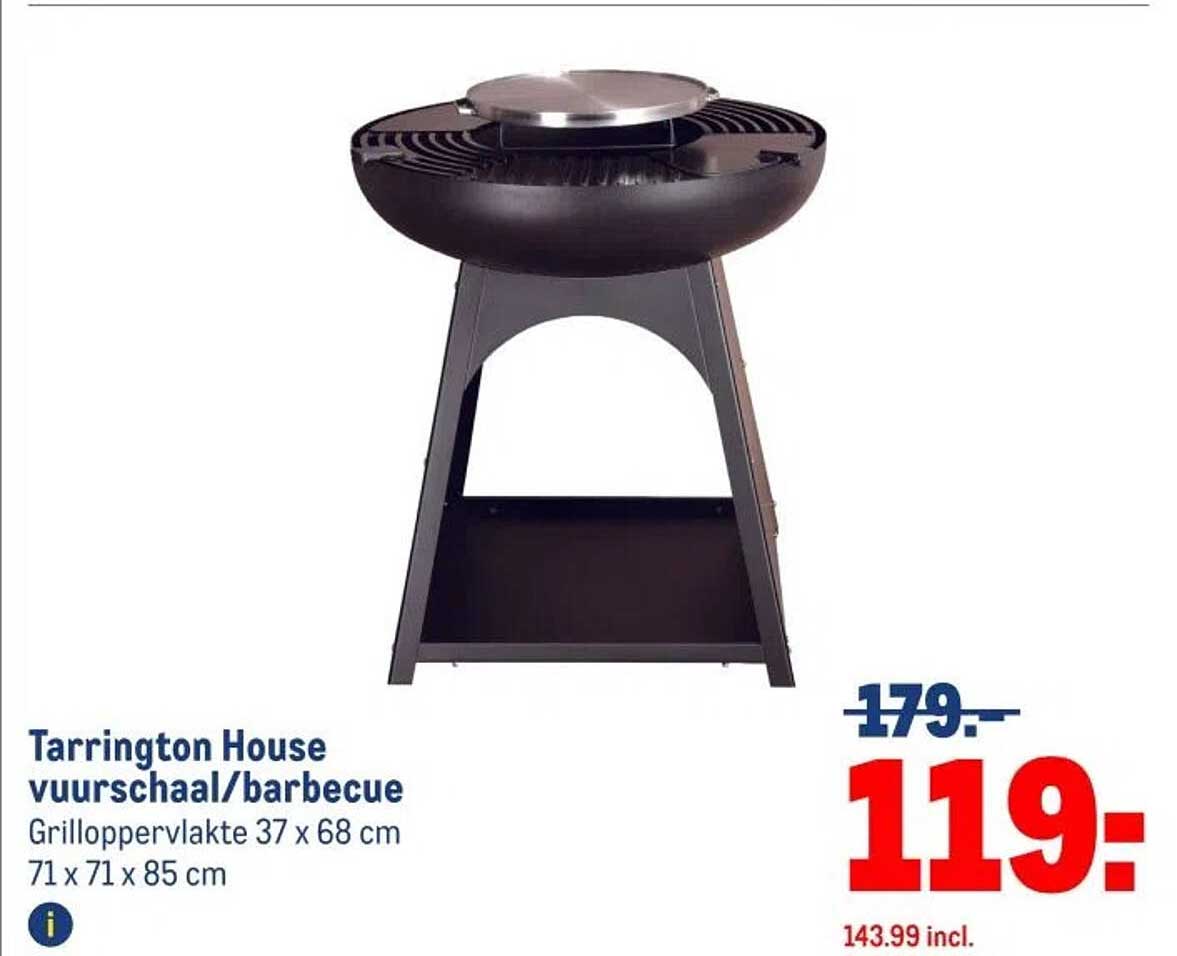 Tarrington House vuurschaal/barbecue