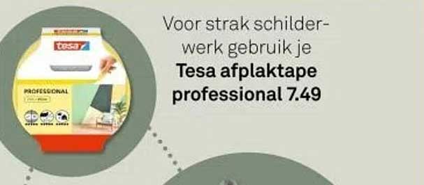 Tesa afplaktape professional 7.49
