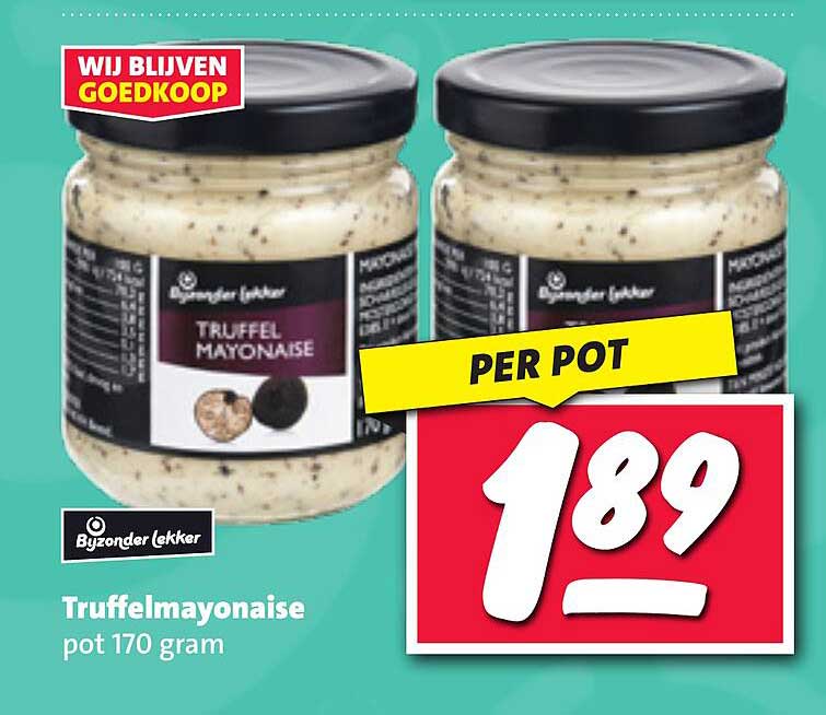 Truffelmayonaise pot 170 gram