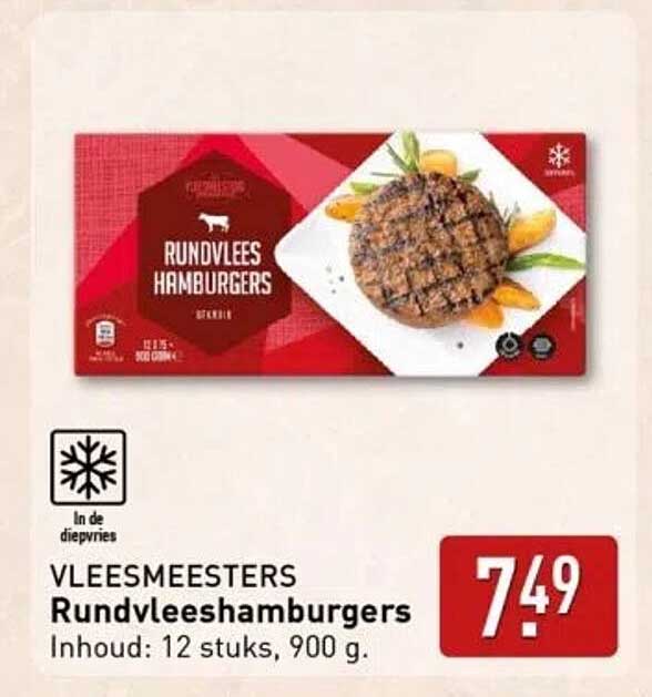 VLEESMEESTERS Rundvleeshamburgers