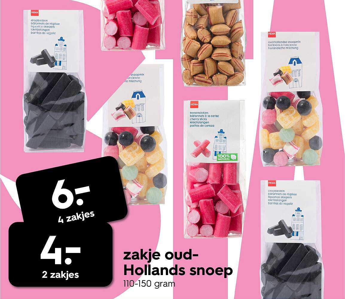 zakje oud-Hollands snoep