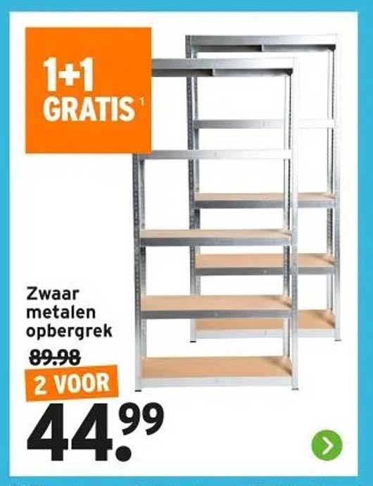 Zwaar metalen opbergrek
