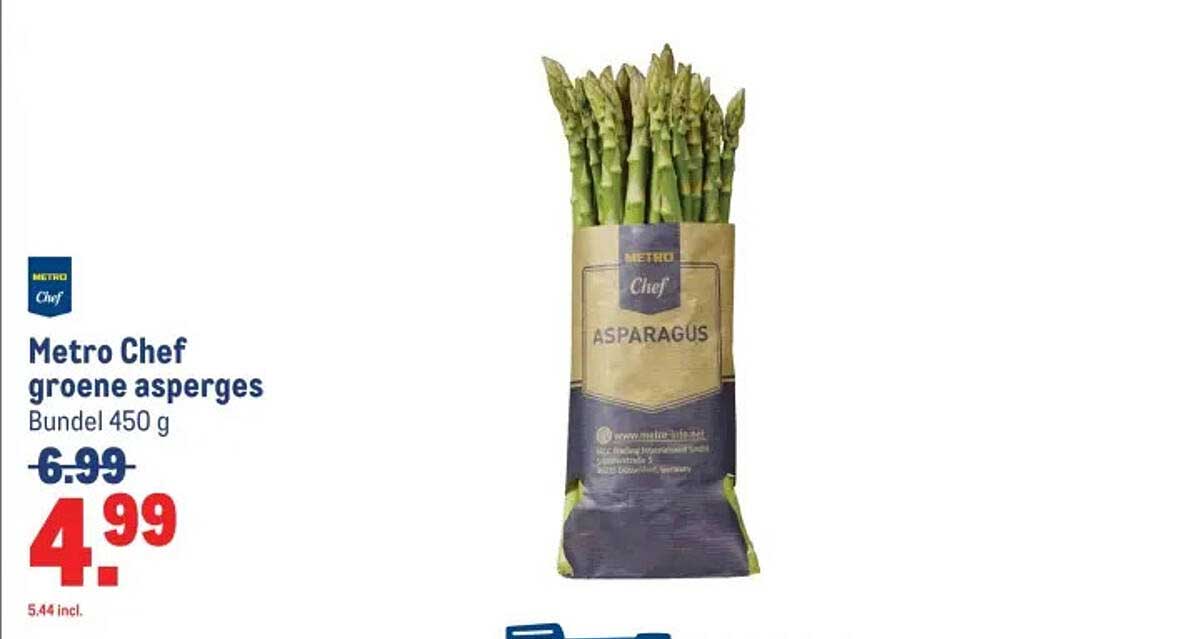 Metro Chef groene asperges