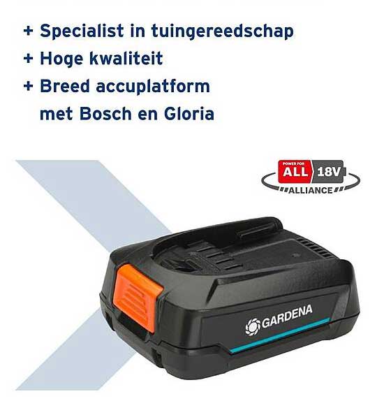 Accu voor tuingereedschap