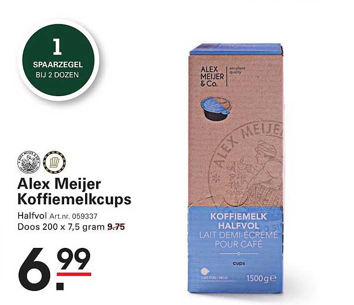 Alex Meijer Koffiemelkcups