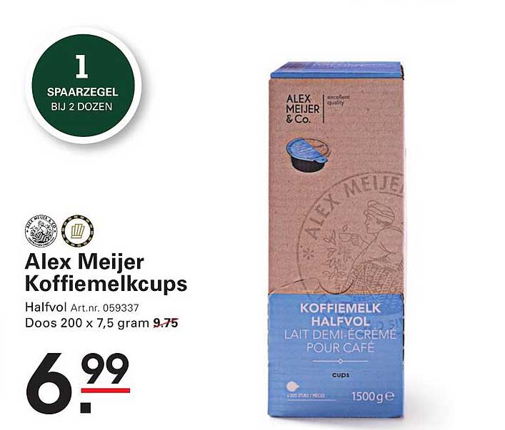 Alex Meijer Koffiemelkcups