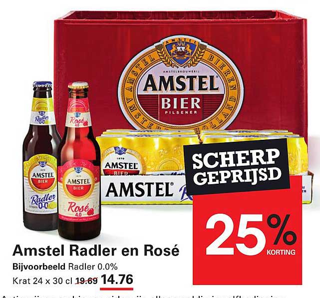 Amstel Radler en Rosé