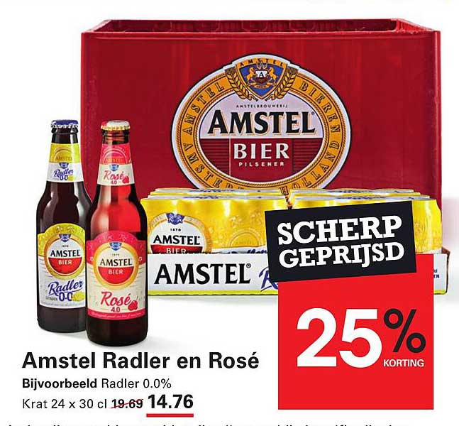Amstel Radler en Rosé
