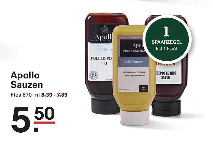 Apollo Sauzen Fles 670 ml
