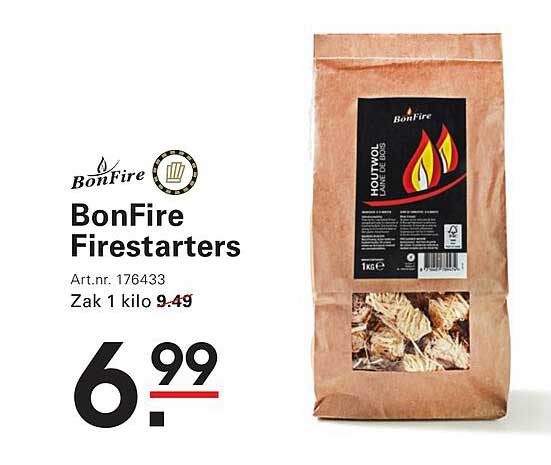 BonFire Firestarters Zak 1 kilo