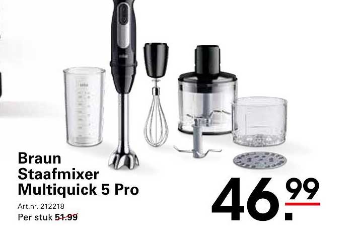 Braun Staafmixer Multiquick 5 Pro