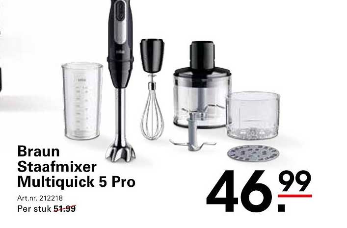 Braun Staafmixer Multiquick 5 Pro