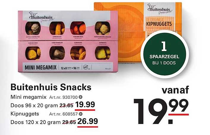 Buitenhuis Snacks Mini megamix