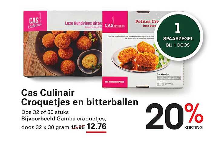 Cas Culinair Croquetjes en bitterballen