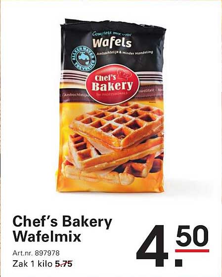 Chef’s Bakery Wafelmix