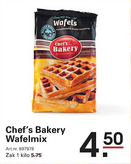 Chef’s Bakery Wafelmix