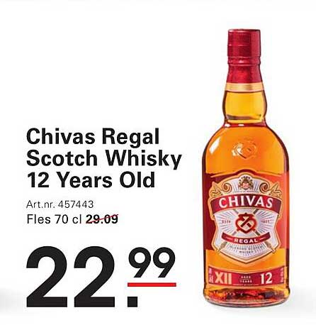 Chivas Regal Scotch Whisky 12 Years Old