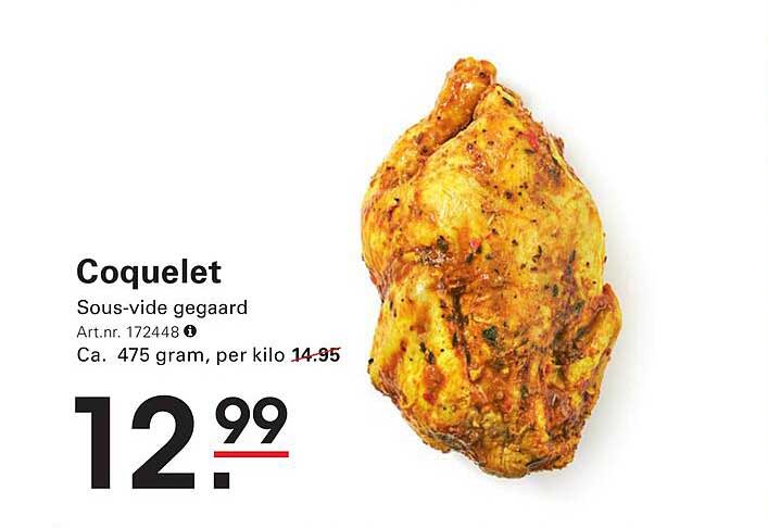 Coquelet Sous-vide gegaard