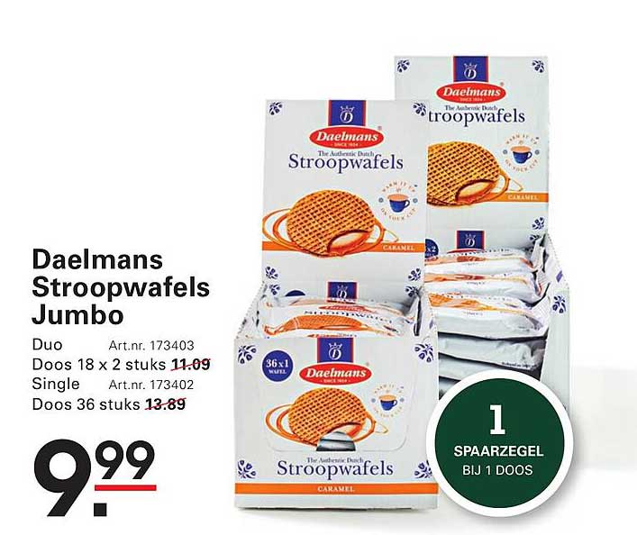 Daelmans Stroopwafels Jumbo