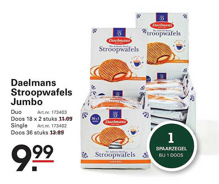 Daelmans Stroopwafels Jumbo