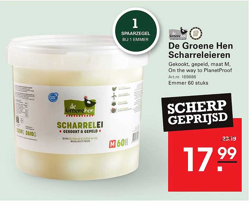 De Groene Hen Scharrel eieren