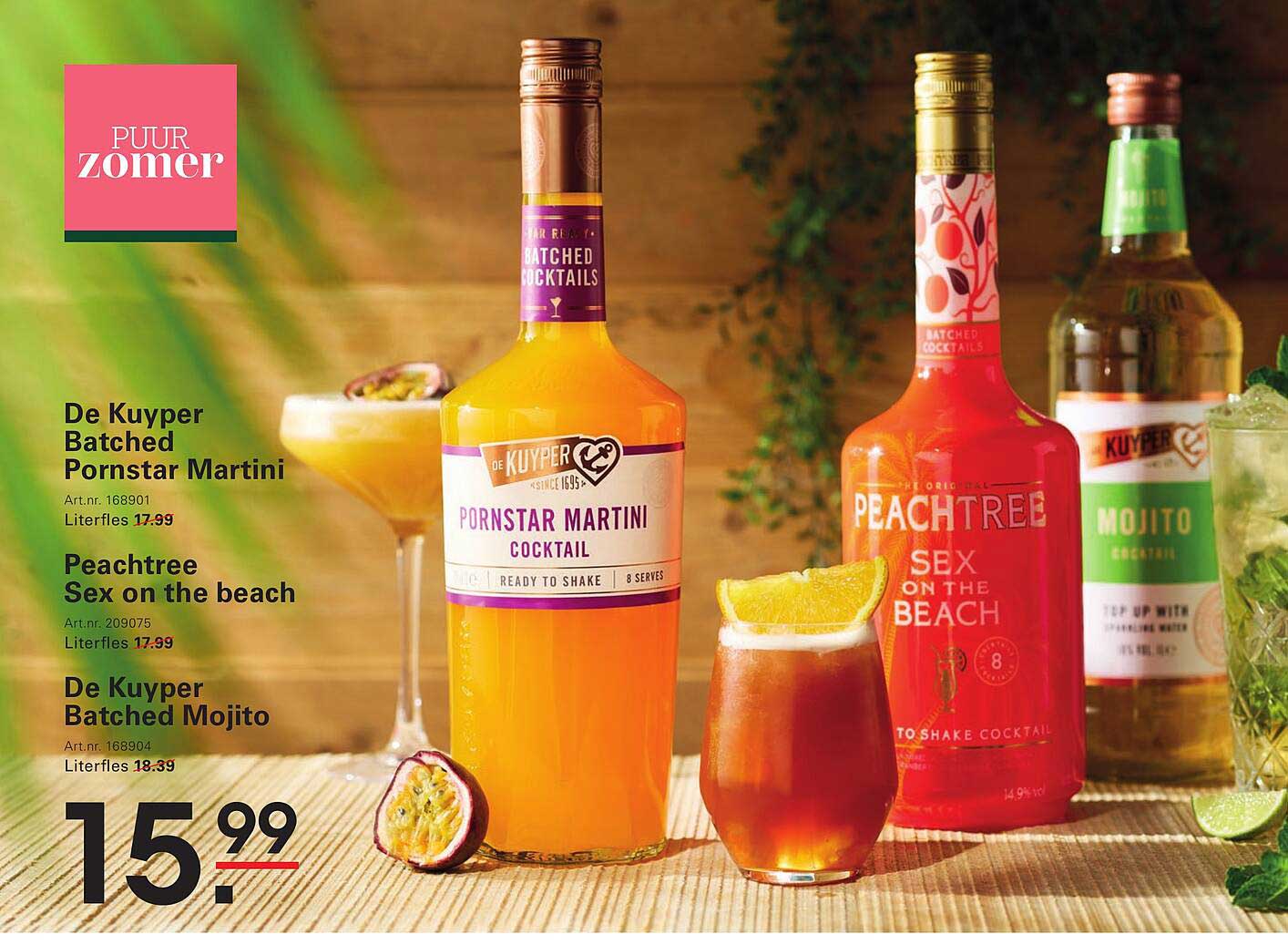 De Kuyper Batched Pornstar Martini