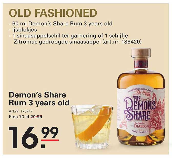 Demon’s Share Rum 3 years old