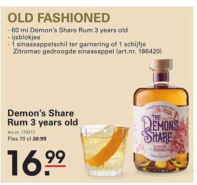 Demon’s Share Rum 3 years old