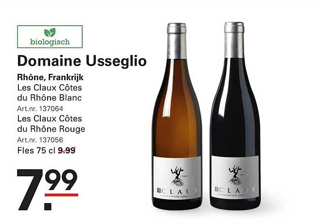 Domaine Usseglio - Les Claux Côtes du Rhône Blanc & Rouge