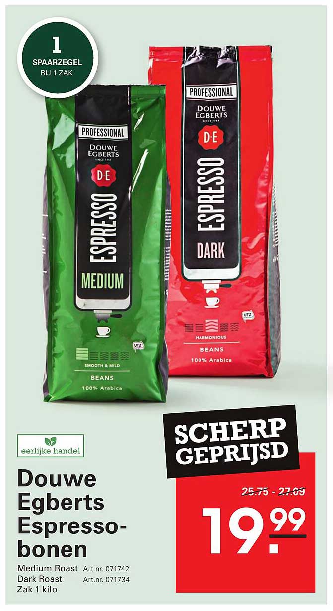 Douwe Egberts Espresso-bonen