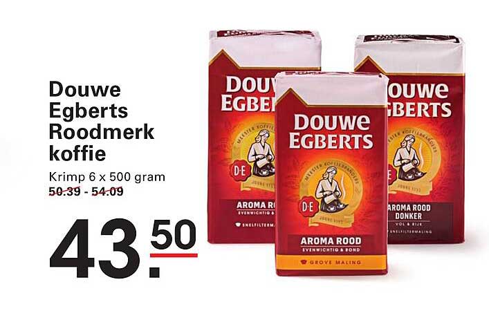 Douwe Egberts Roodmerk koffie