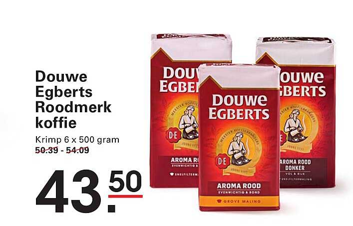 Douwe Egberts Roodmerk koffie