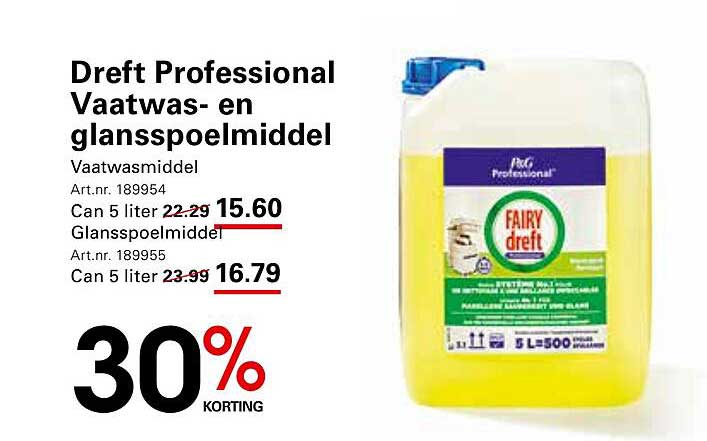 Dreft Professional Vaatwas- en glansspoelmiddel